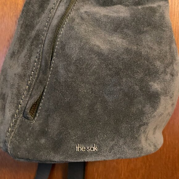 The Sak Geo Sling Backpack Green Moss Crossbody Bag - Picture 4 of 10